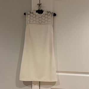 Elegant White Lace Dress